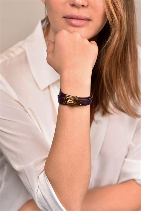 hermes purple kelly|Hermes kelly bracelet.